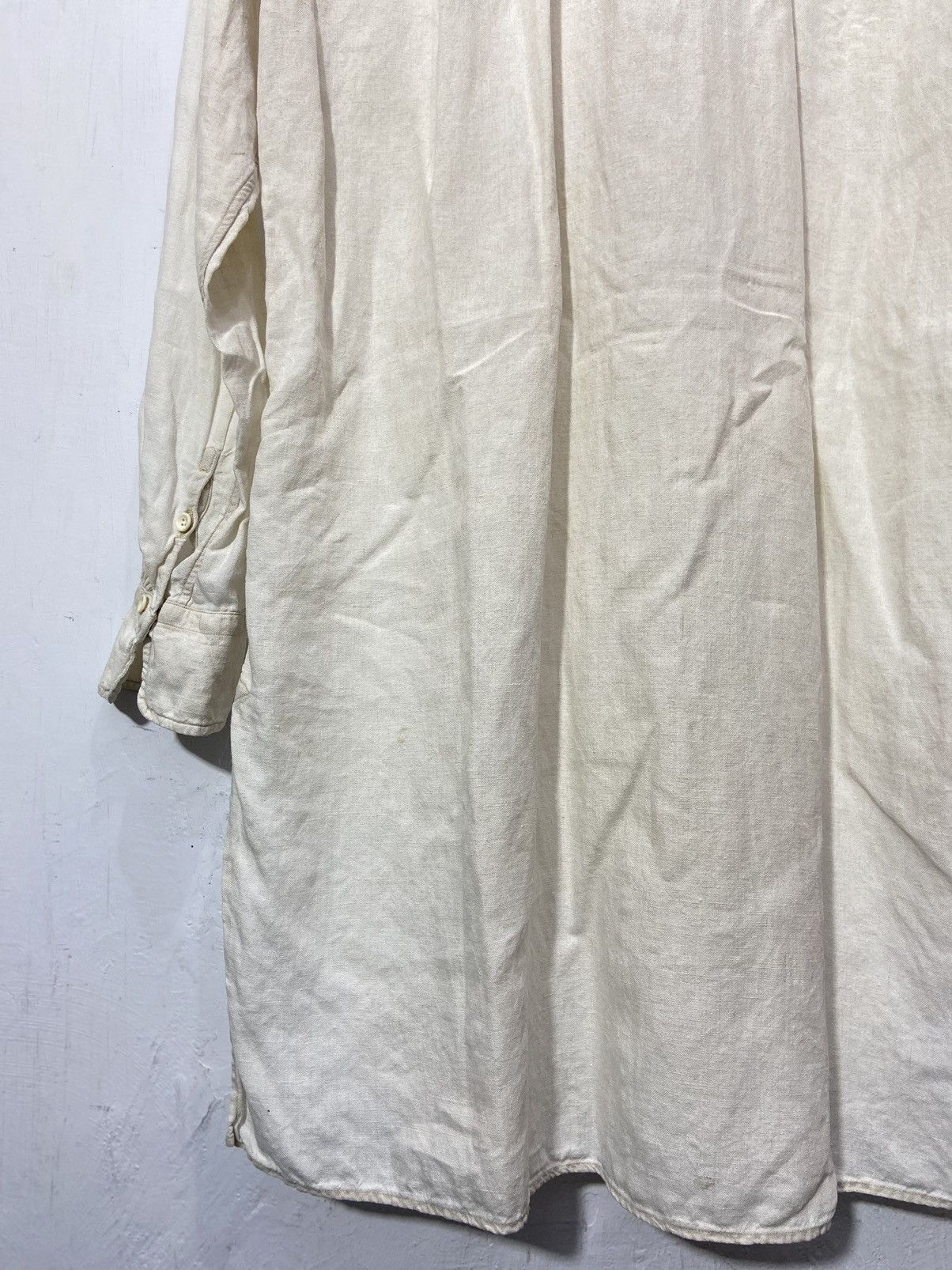 45rpm 45rpm Dress 100% Linen Button Up Long Sleeve Size L / US 10 / IT 46 - 10 Thumbnail