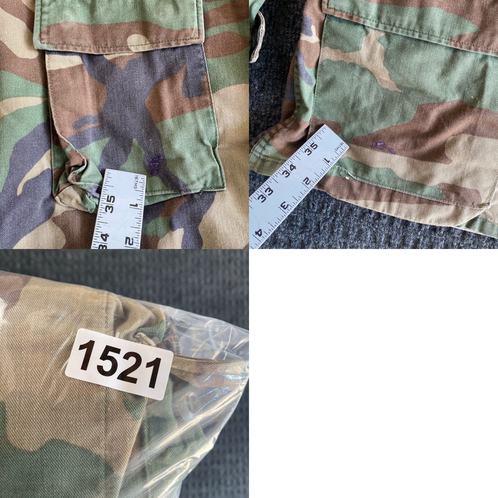 Vintage VINTAGE Camouflage Woodland Camo Jacket Coat Combat S Army Military 90s y2k Size US S / EU 44-46 / 1 - 8 Thumbnail