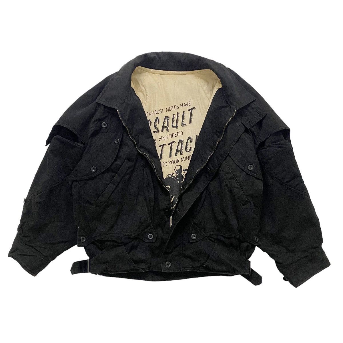 Japanese Brand × Vintage ☀️Vintage Assault Attack bomber style racing jacket Size US L / EU 52-54 / 3 - 1 Thumbnail