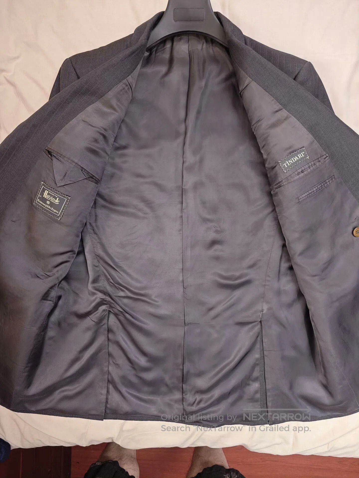 Ermenegildo Zegna Zegna Wool Double-Breasted Suit Jacket. Size US M / EU 48-50 / 2 - 6 Thumbnail