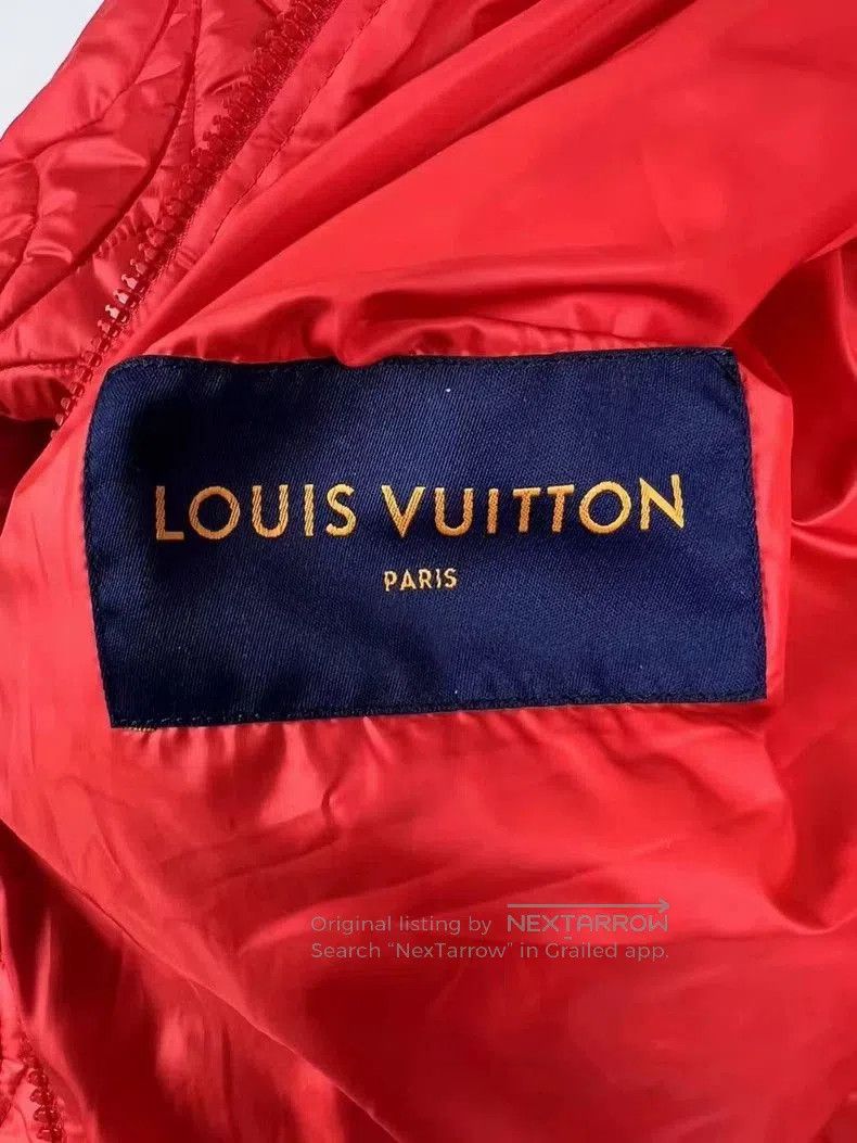 Louis Vuitton Red Louis Vuitton Quilted Hooded Jacket. Size US L / EU 52-54 / 3 - 4 Thumbnail