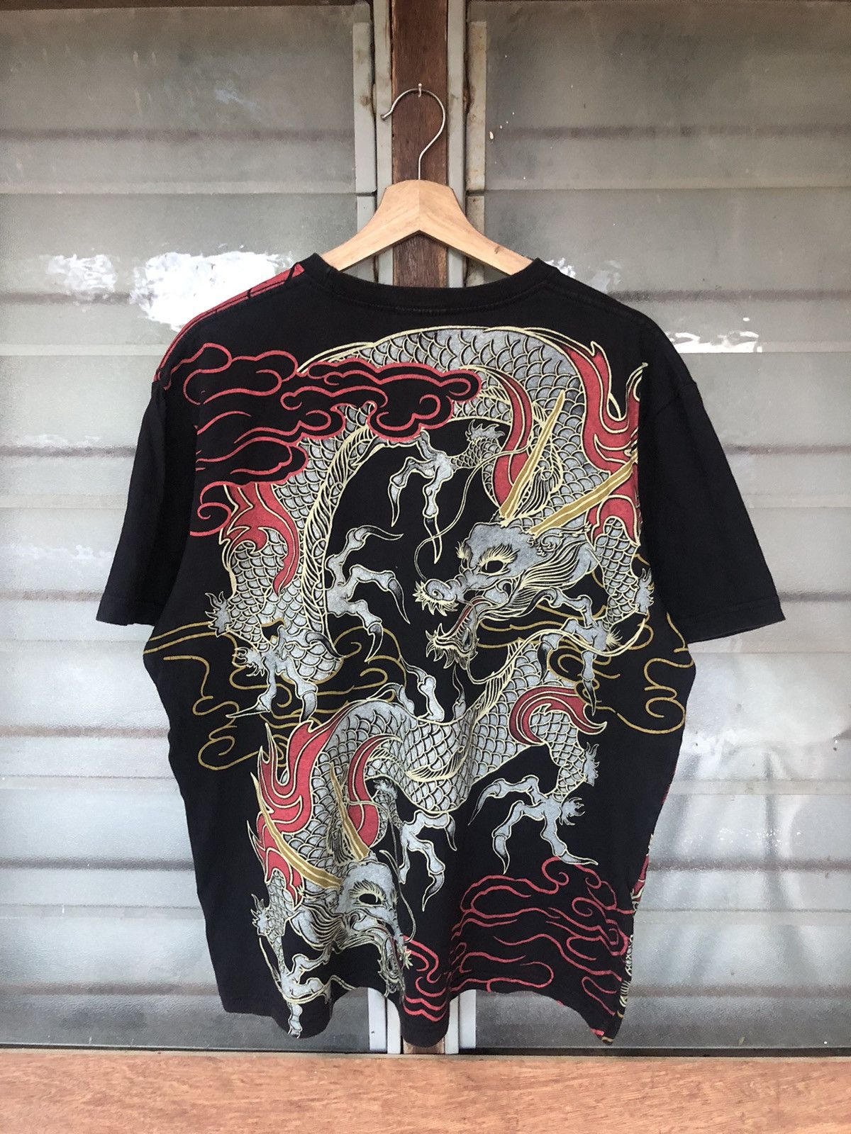 Bullet Noise Vintage Sukajan Double Dragon Space Opera Rare Shirt Tee Size US L / EU 52-54 / 3 - 1 Thumbnail