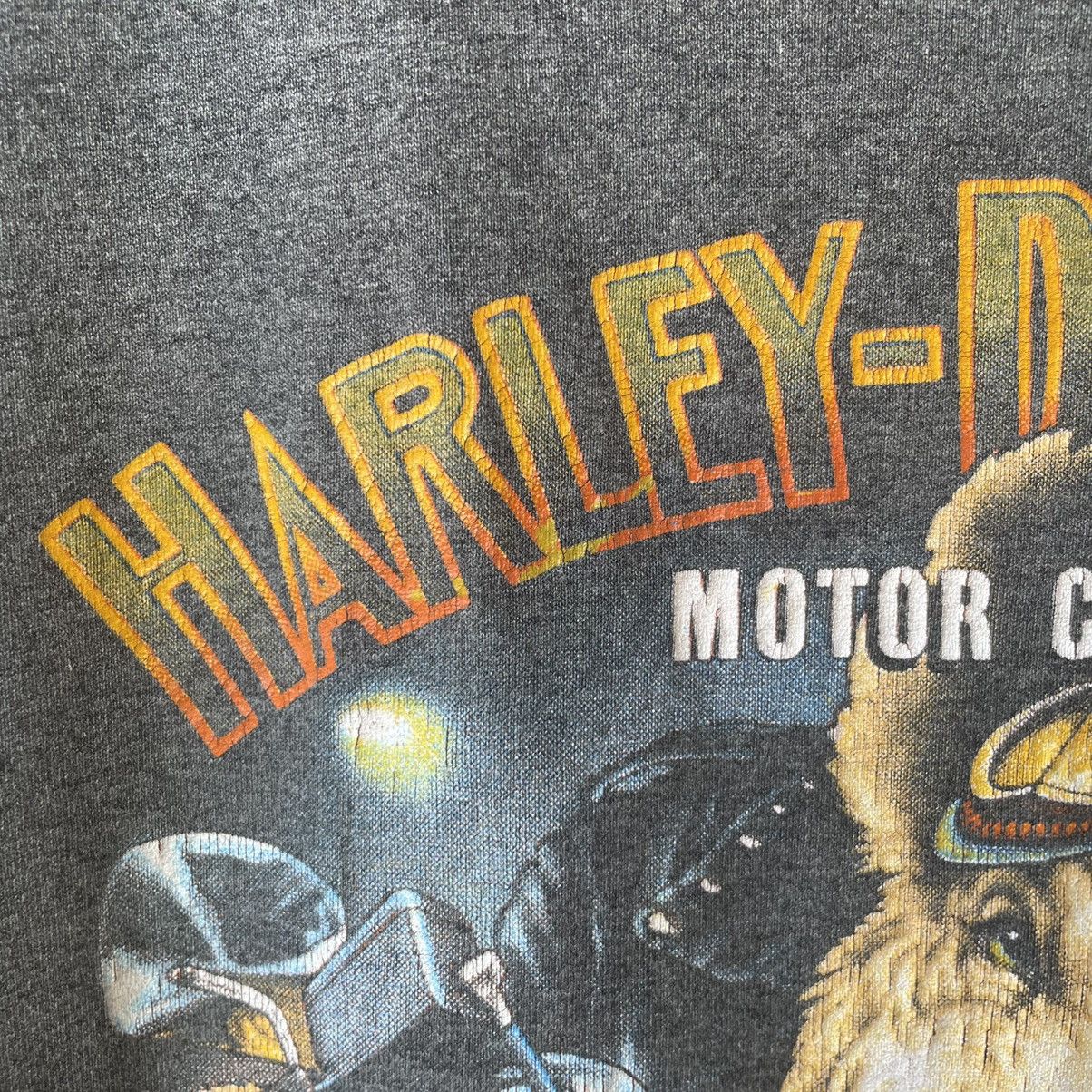 Harley Davidson Vintage 3D Emblem Tag Harley Davidson Hog Genuine Hawg 1989 Size US XL / EU 56 / 4 - 10 Thumbnail