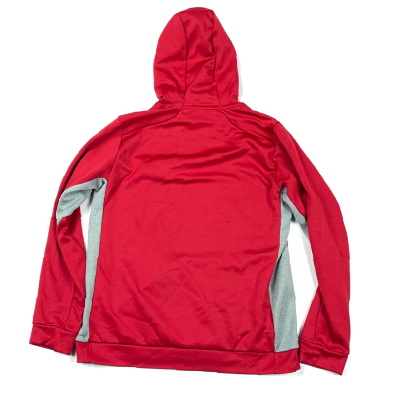 Nike Nike Therma-Fit Pullover Hoodie Sweatshirt Men Adult Medium Pouch Pocket Red Gray Logo Size US M / EU 48-50 / 2 - 2 Thumbnail