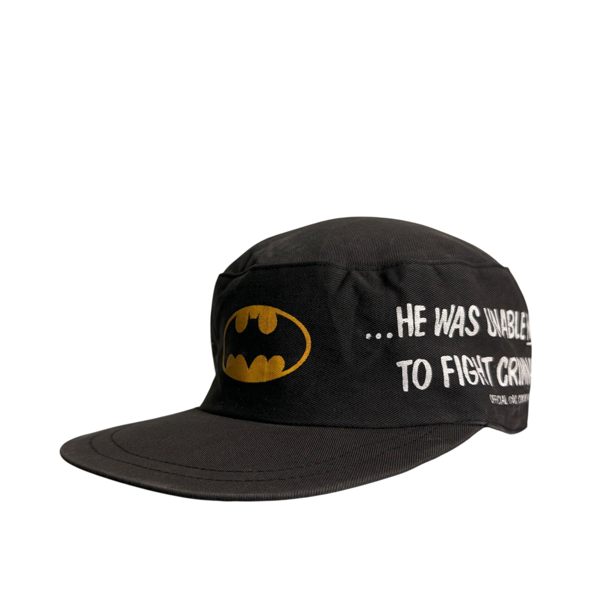 DC Comics 🔥RARE🔥Vintage Batman Official DC Comics Patrol Cap Size ONE SIZE - 3 Thumbnail