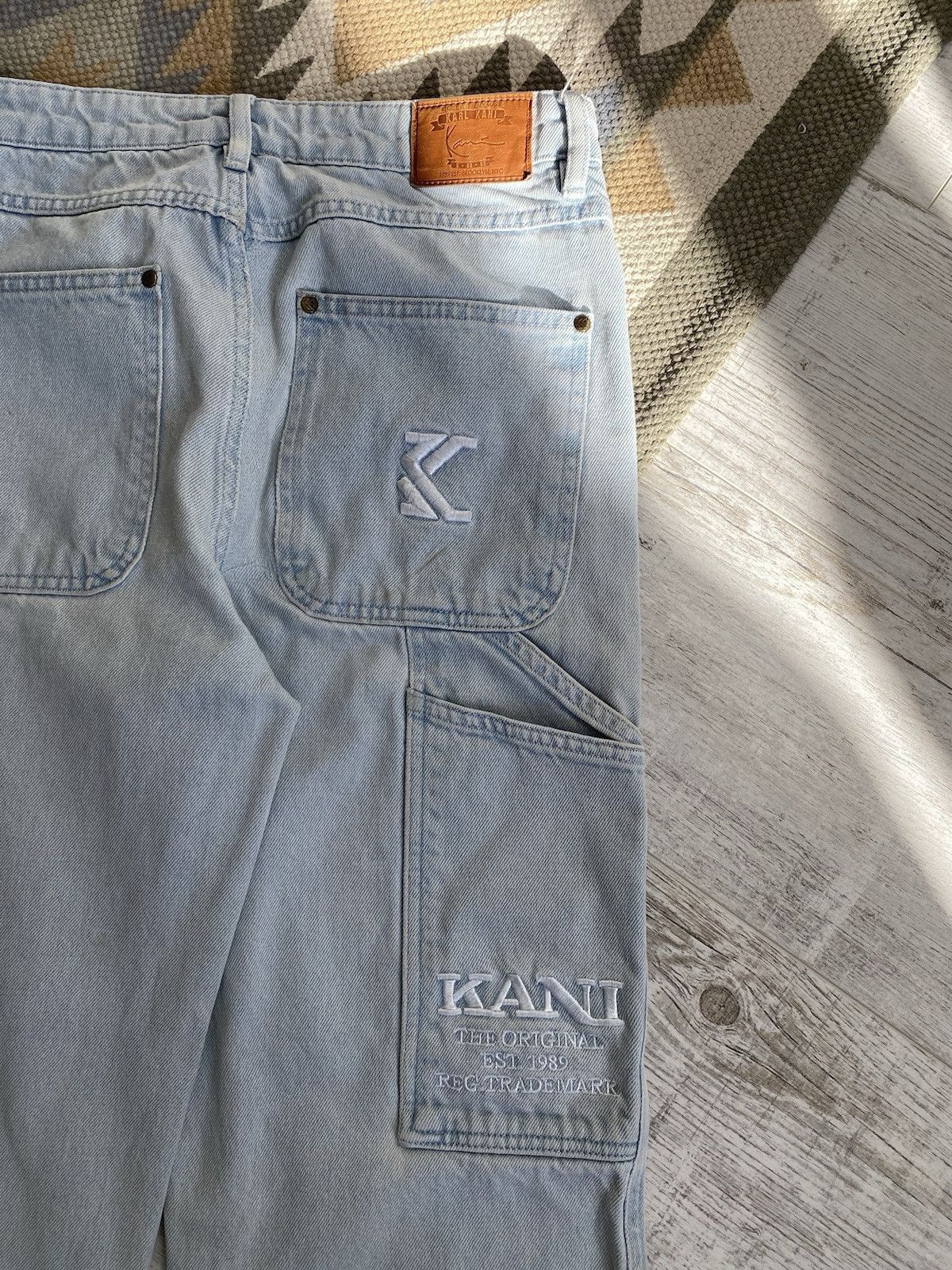 Karl Kani Karl Kani Washed Streetwear Denim Work Pants Size US 30 / EU 46 - 12 Thumbnail