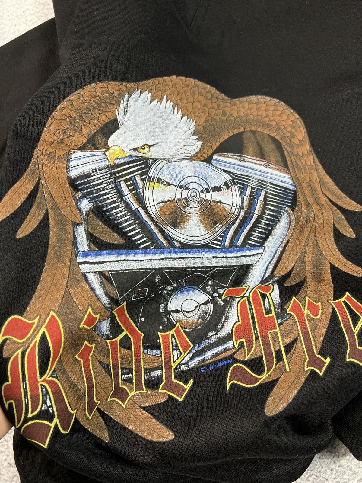 Harley Davidson × Vintage Vintage Harley Davidson Y2K sweatshirt “ride free” Size US XXL / EU 58 / 5 - 5 Thumbnail