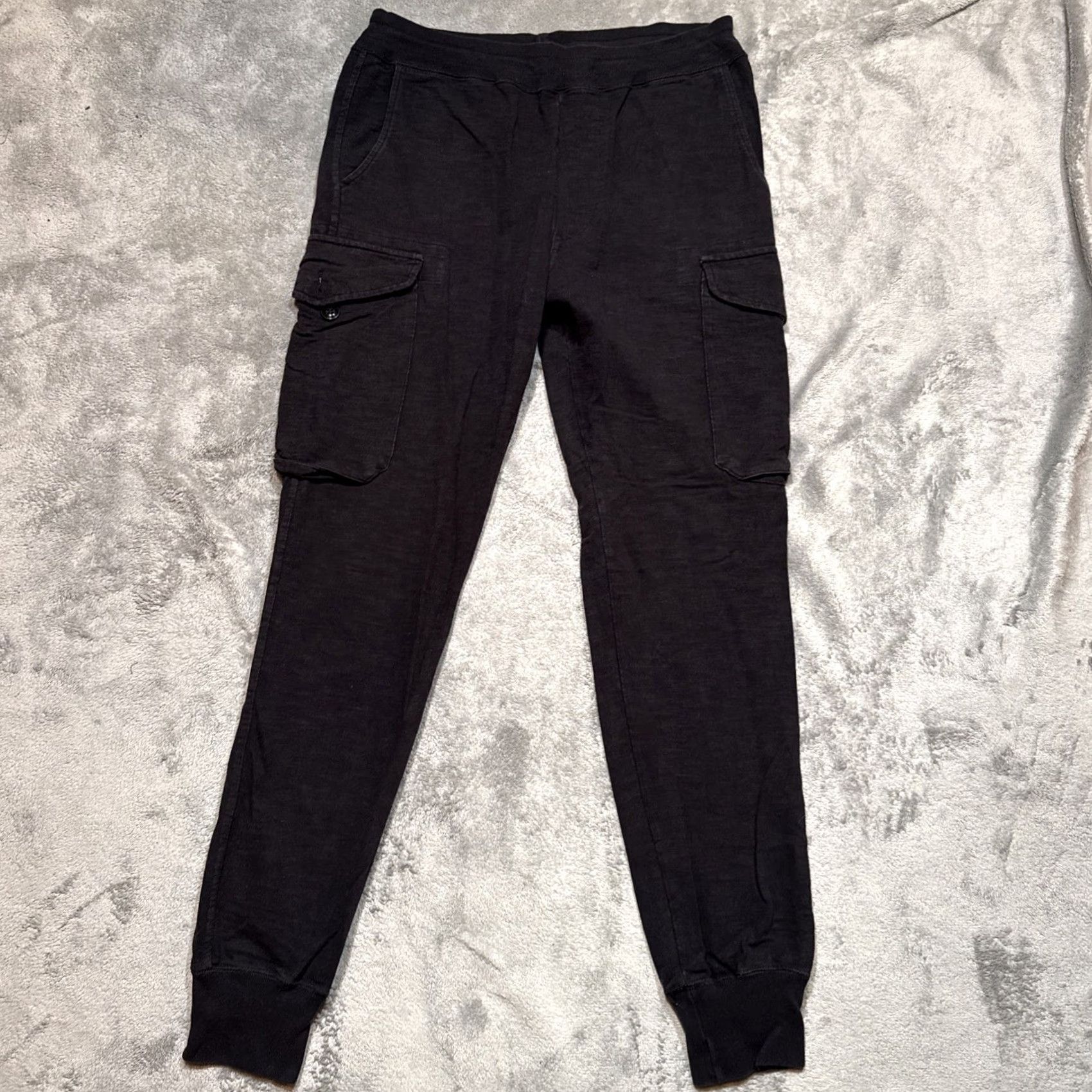 Champion Champion Todd Snyder Sweatpants Mens Medium Black Cargo Joggers Drawstring Size US 31 - 2 Thumbnail
