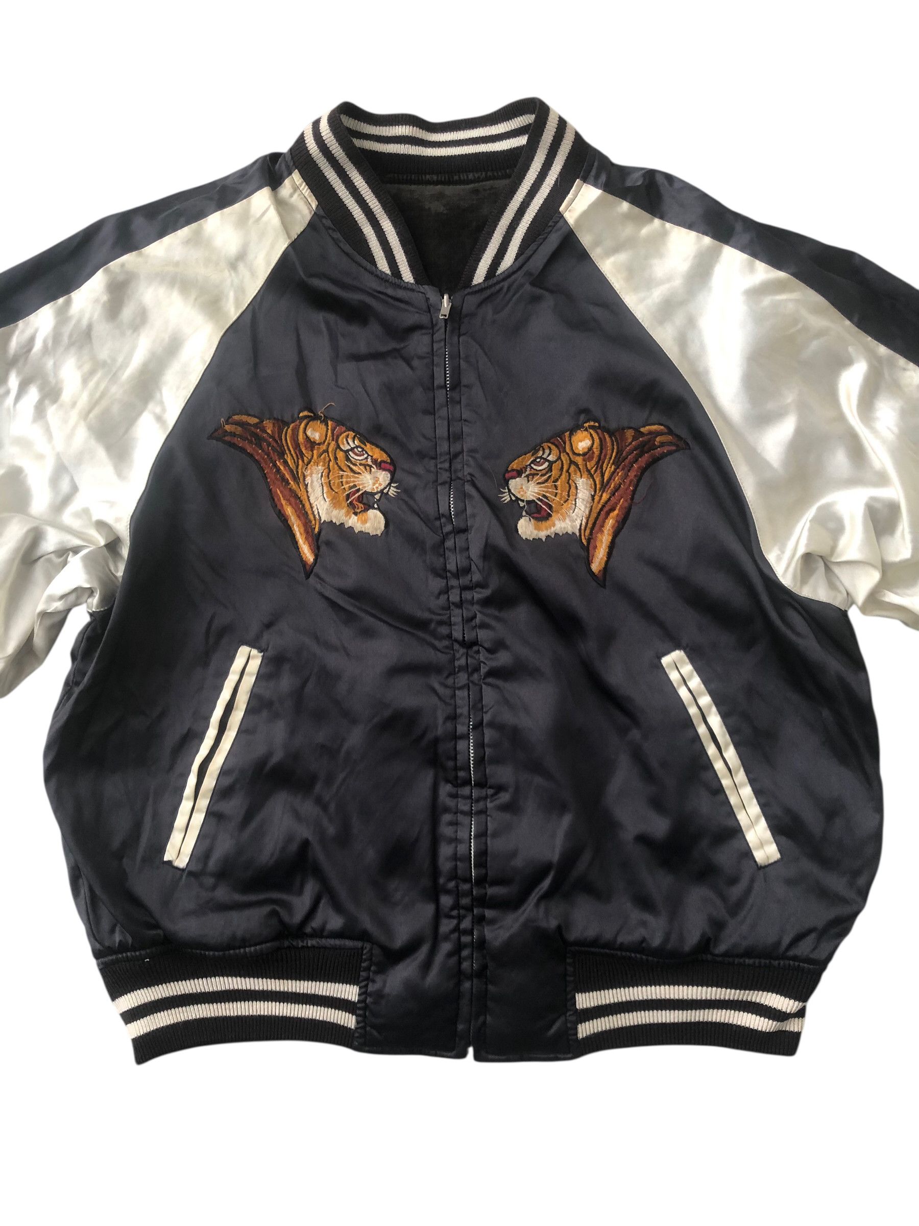 Japanese Brand 🔥Reversible SUKAJAN SOUVENIR YOKOSUKA Japan Jacket Velvet Size US L / EU 52-54 / 3 - 5 Thumbnail