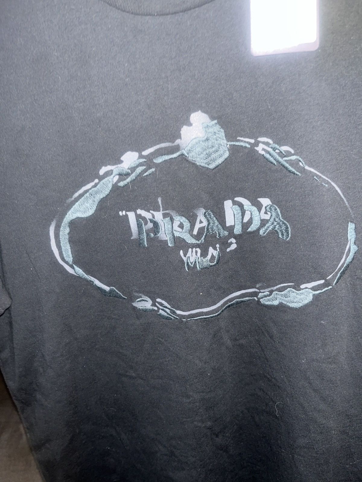 Prada Prada embroidered tshirt Size XXS / US 00 / IT 34 - 3 Thumbnail
