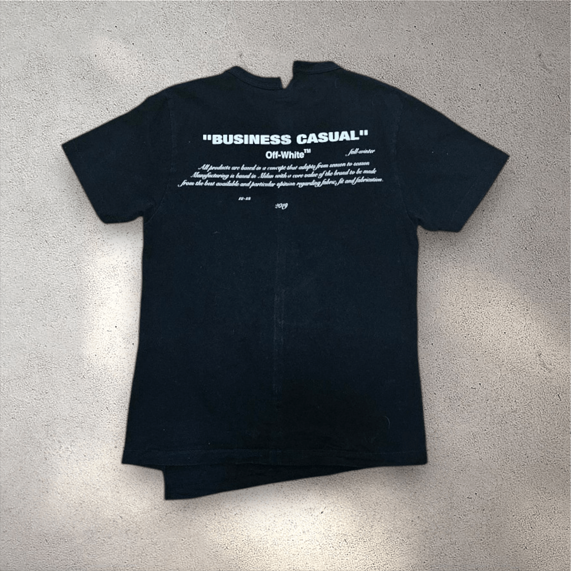 Off-White Off-White Bernini Spliced Tee Size US S / EU 44-46 / 1 - 3 Thumbnail