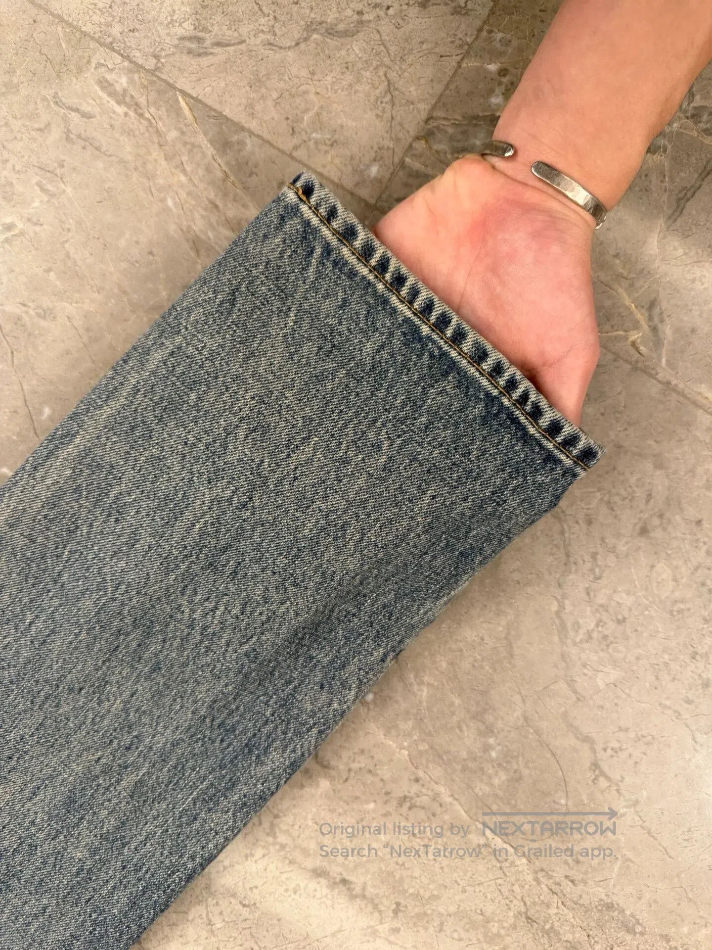 Saint Laurent Paris Saint Laurent Blue Denim Jeans Size 33. Size US 33 - 7 Thumbnail