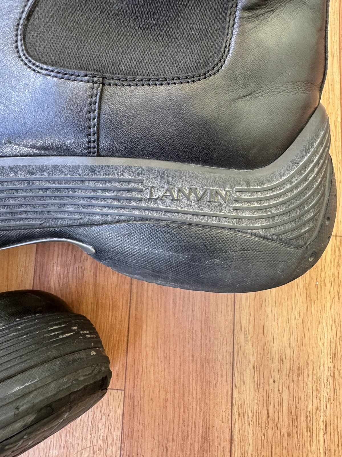Lanvin 🕷️💥 Lanvin Bold Chelsea Boots Size US 10 / EU 43 - 11 Thumbnail