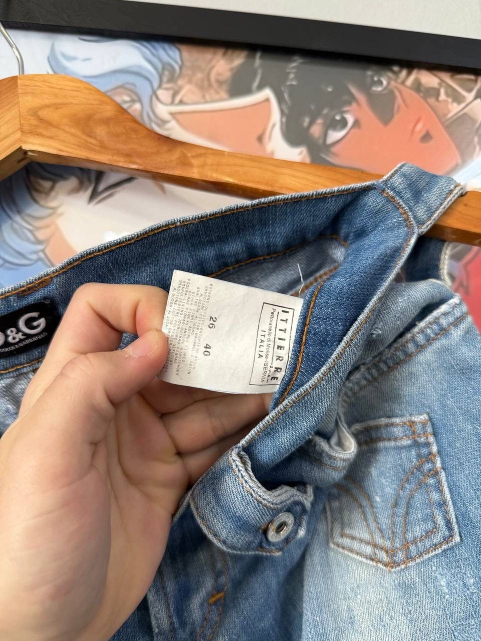 Dolce & Gabbana Vintage Dolce&Gabbana Jeans Light Denim Size 26" / US 2 / IT 38 - 5 Thumbnail