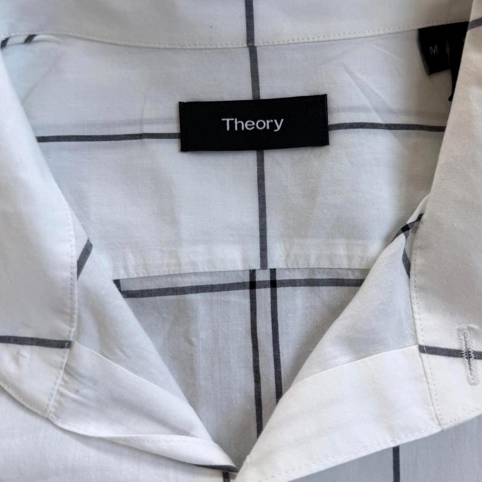 Theory Theory Button-Up Shirt | Black Check Print Size M Size US M / EU 48-50 / 2 - 4 Thumbnail