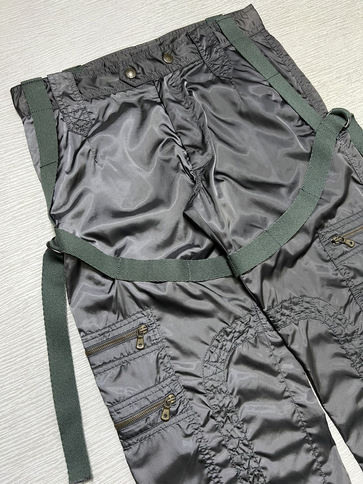 Dolce & Gabbana Dolce & Gabbana - FW03 - Bondage Parachute Nylon Cargo Pants Size US 32 / EU 48 - 6 Thumbnail