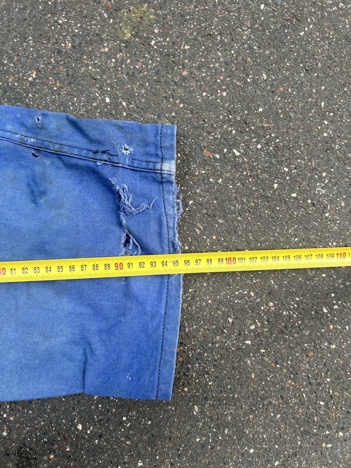 Other Old blue work trousers with holes, crotch Size US 33 - 9 Thumbnail