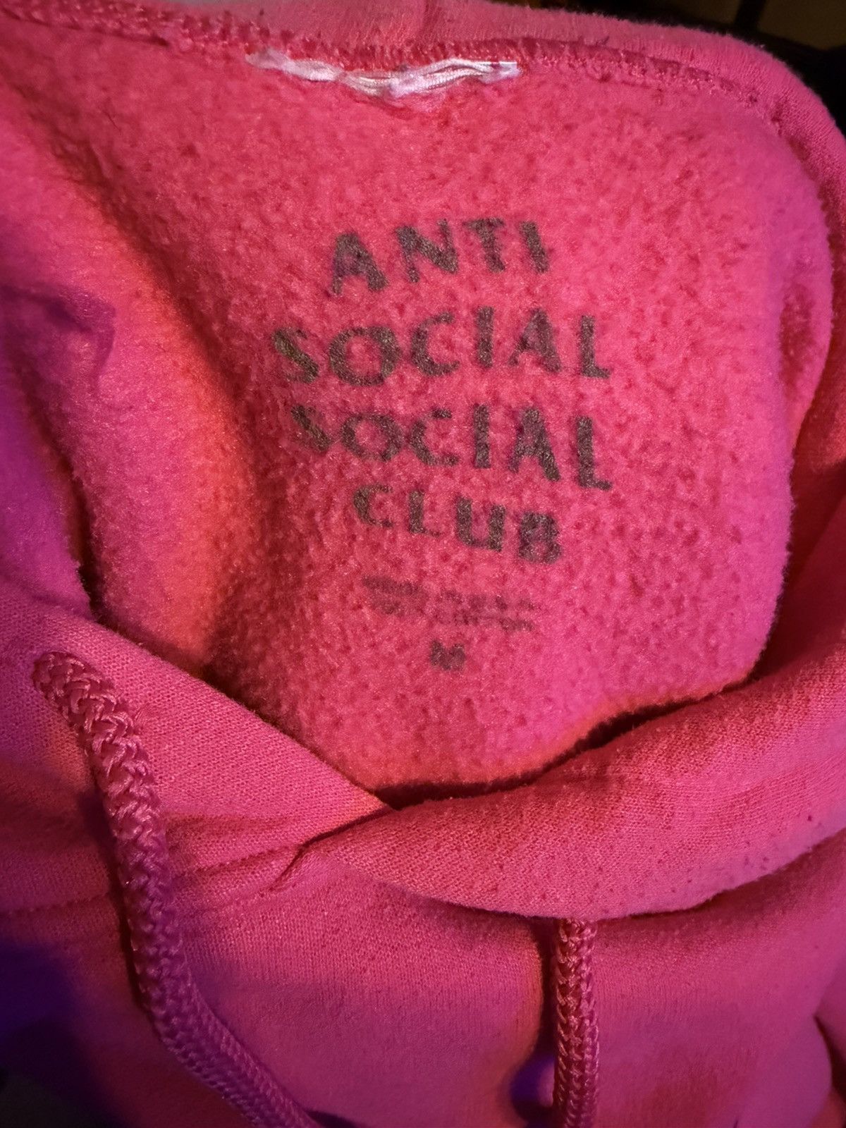 Anti Social Social Club ASSC “Pink” Size US M / EU 48-50 / 2 - 3 Thumbnail