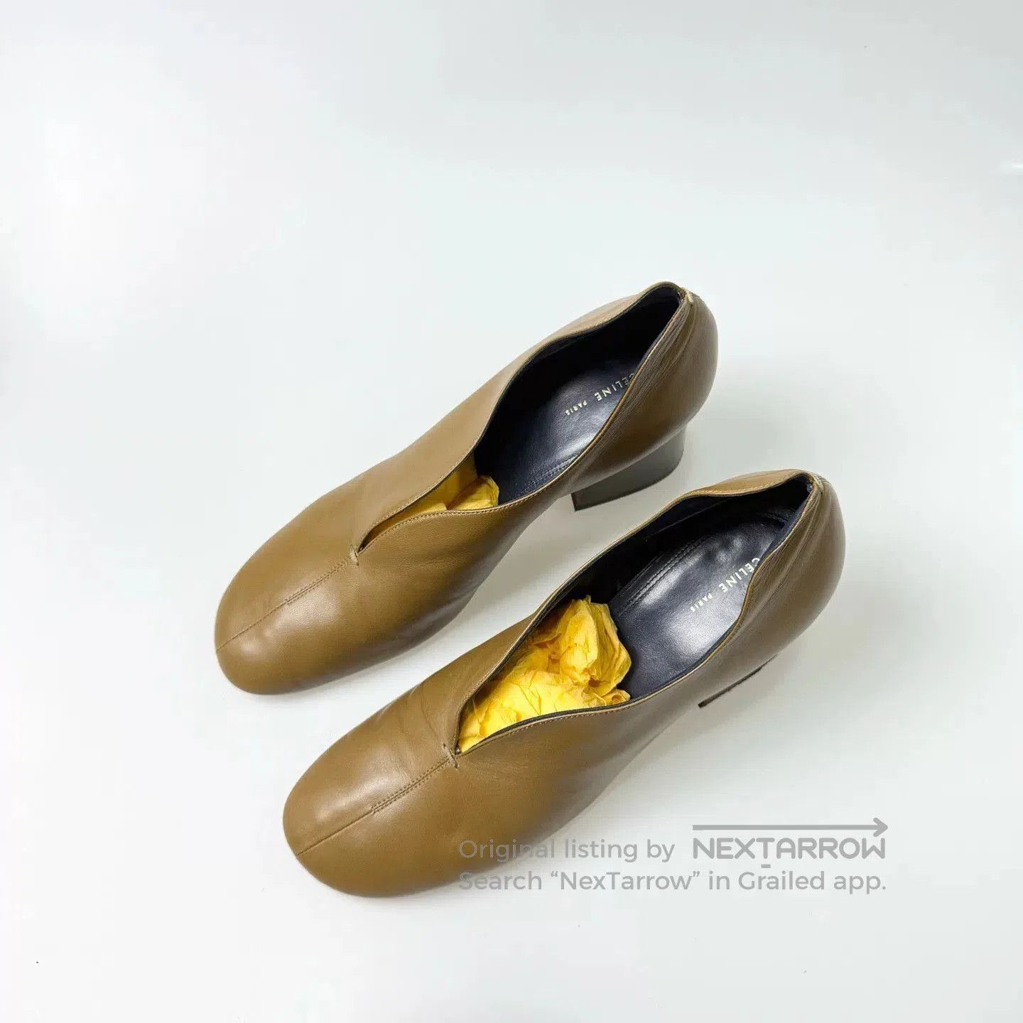 Celine CELINE All-Leather High Heels. Size US 8 / IT 38 - 1 Thumbnail