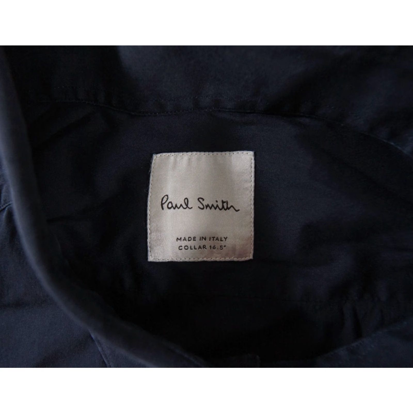 Paul Smith VINTAGE Paul Smith Men's Shirt Long Sleeve Button Up Dress Casual Black 16.5" Italy Size 42R - 6 Thumbnail