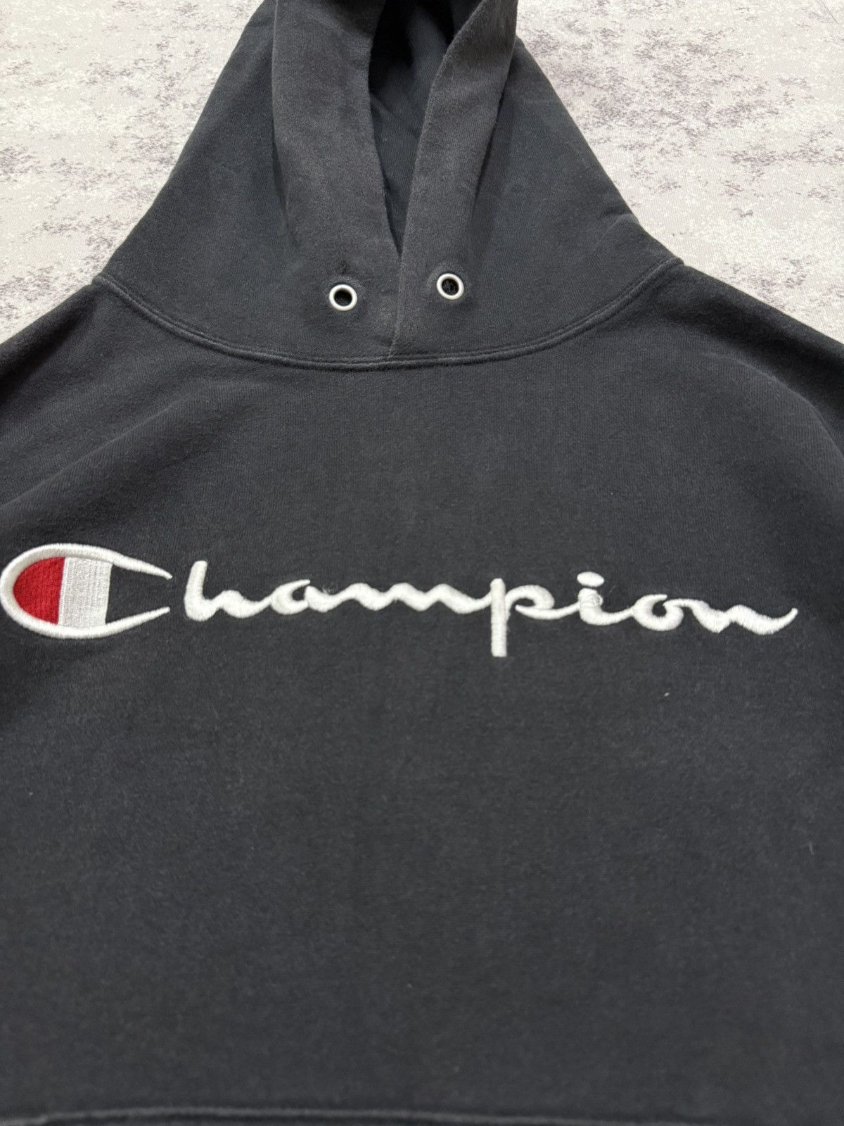 Champion Champion Emroidery Logo Cropped Pullover Sweater Hoodie Size S / US 4 / IT 40 - 6 Thumbnail
