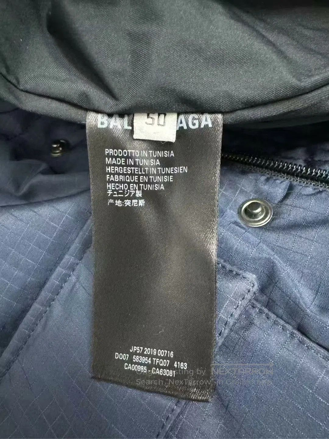 Balenciaga Balenciaga Logo Cotton Jacket with Clasp. Size US L / EU 52-54 / 3 - 5 Thumbnail