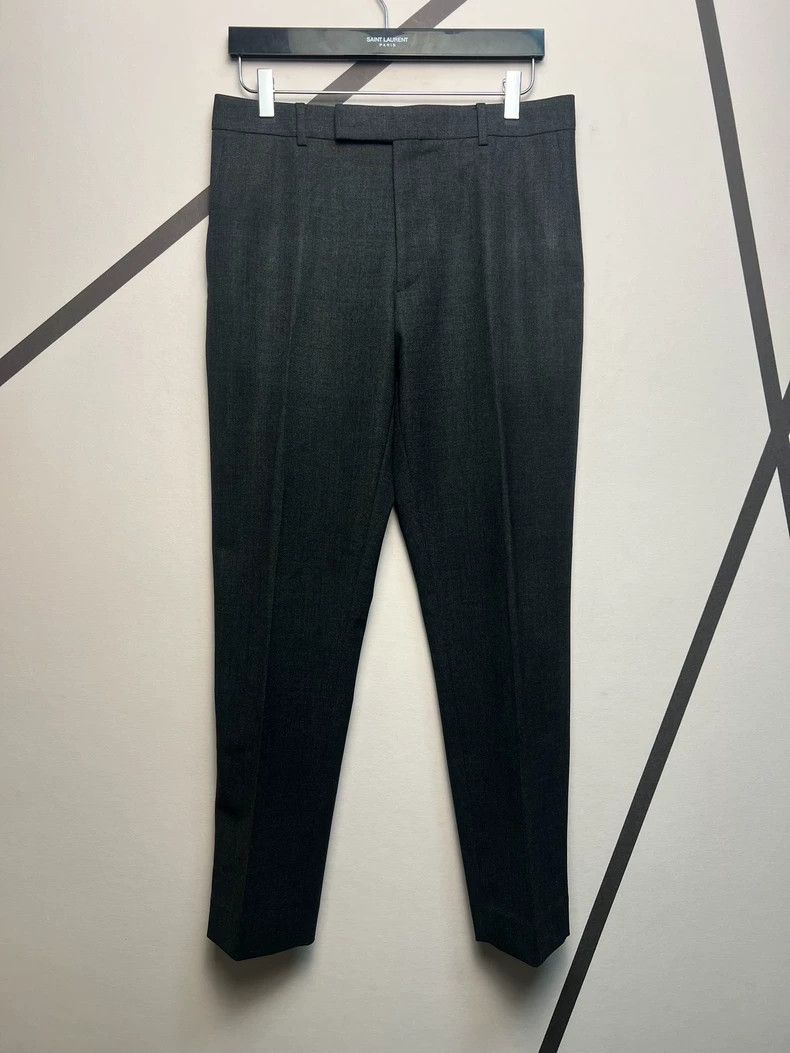 Celine Celine size US 48 Black and Grey Wool Pencil Trousers for Size US 32 / EU 48 - 1 Thumbnail