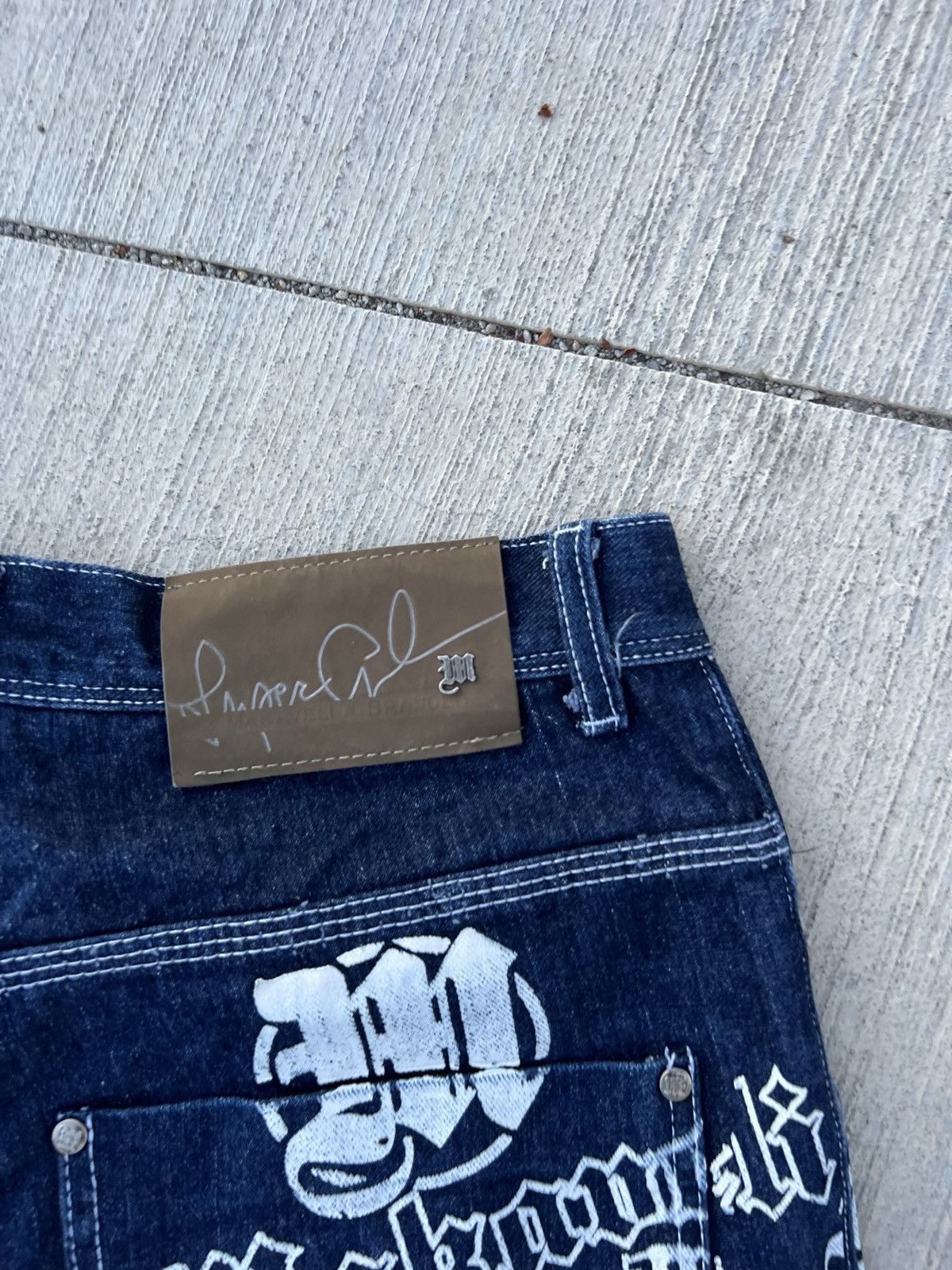 Makaveli × Vintage Vintage Makaveli jeans rap hip hop baggy jeans Size US 34 / EU 50 - 8 Thumbnail