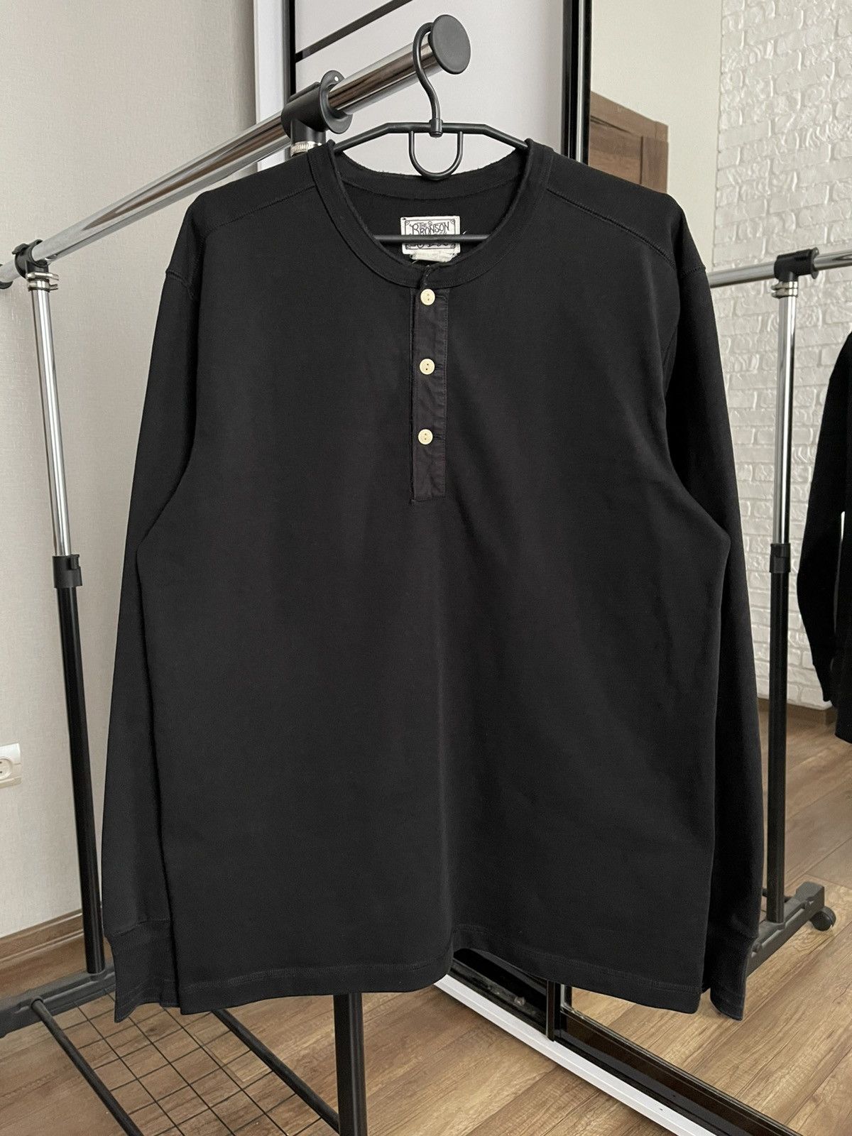 Bronson MFG. CO. Bronson Mfg Heavyweight Henley Long Sleeve T-Shirt Pullover Size US XXL / EU 58 / 5 - 3 Thumbnail