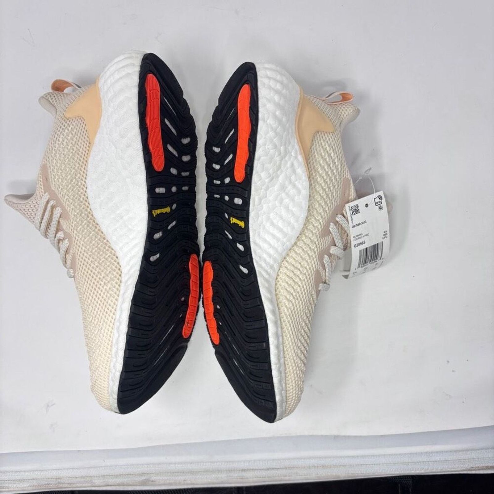 Adidas Adidas Alphaboost Running Shoes 7 US. 6½ UK, 40 EU Beige NWT Size US 7 / IT 37 - 5 Thumbnail