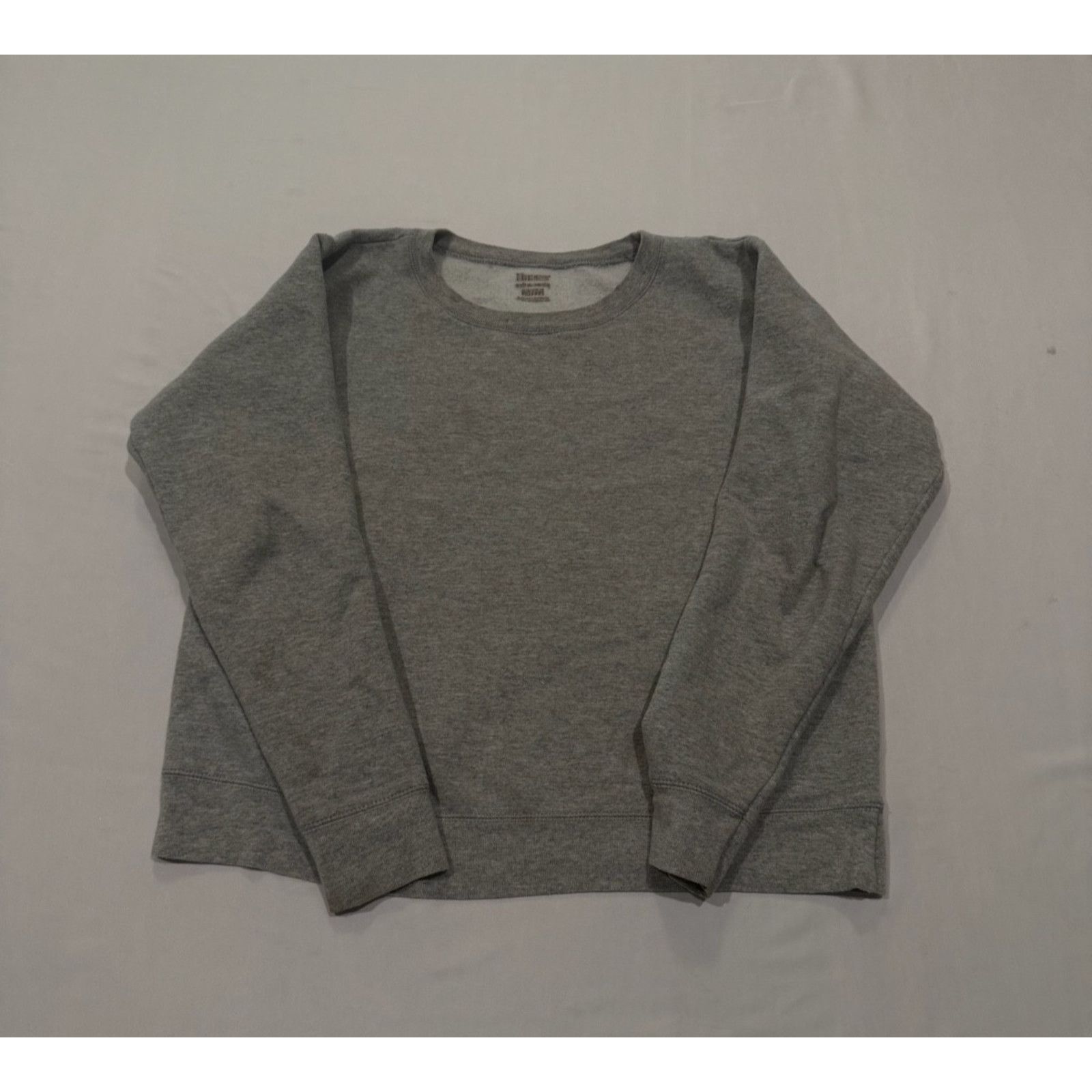 Hanes Hanes Sweater Women's Medium Gray Boxy Crewneck 2000's Size US M / EU 48-50 / 2 - 1 Thumbnail