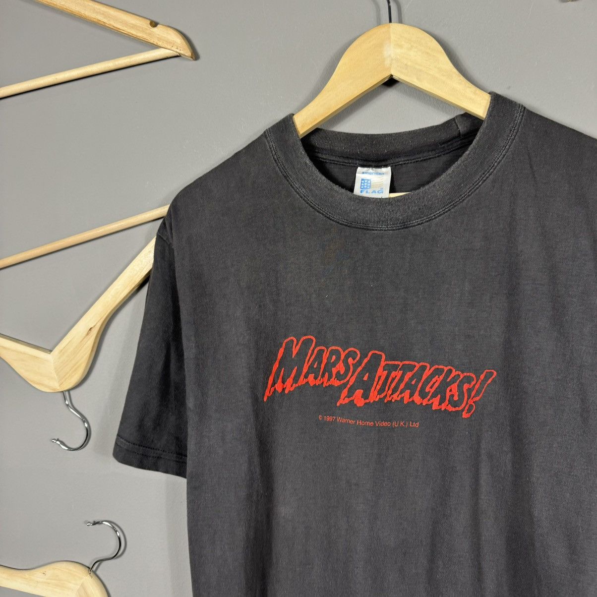 Vintage Vintage 1997 Mars Attack Movie T-shirt Size US XL / EU 56 / 4 - 4 Thumbnail