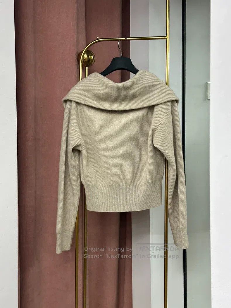 Brunello Cucinelli Brunello Cucinelli Collar Cashmere Sweater Long Sleeve Top Size M / US 6-8 / IT 42-44 - 3 Thumbnail