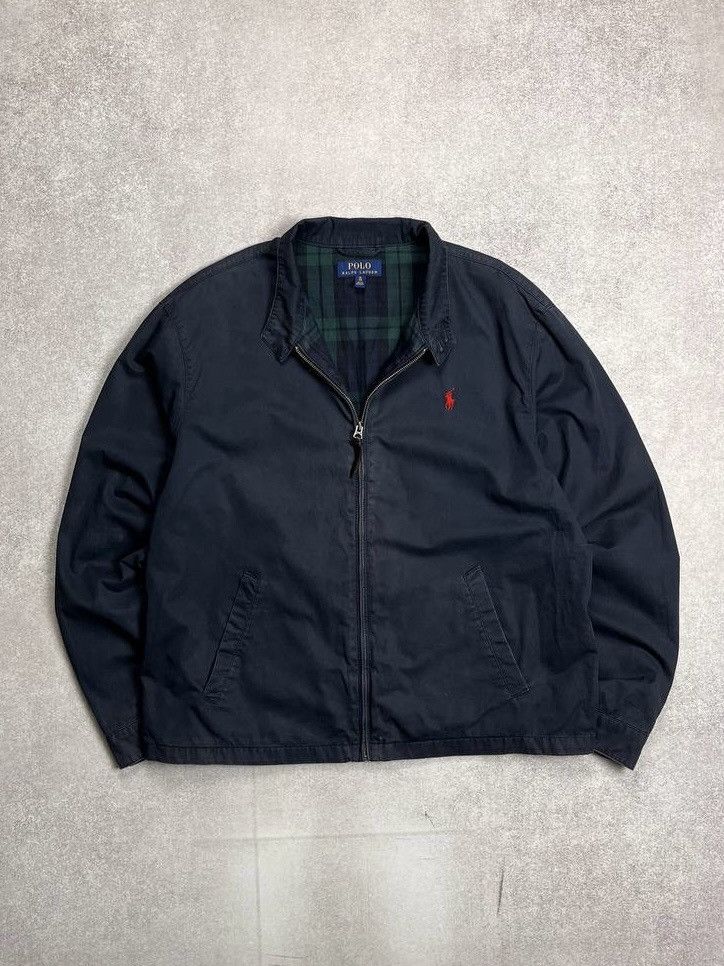 VINTAGE 90's POLO RALPH LAUREN COTTON JACKET RARE XL