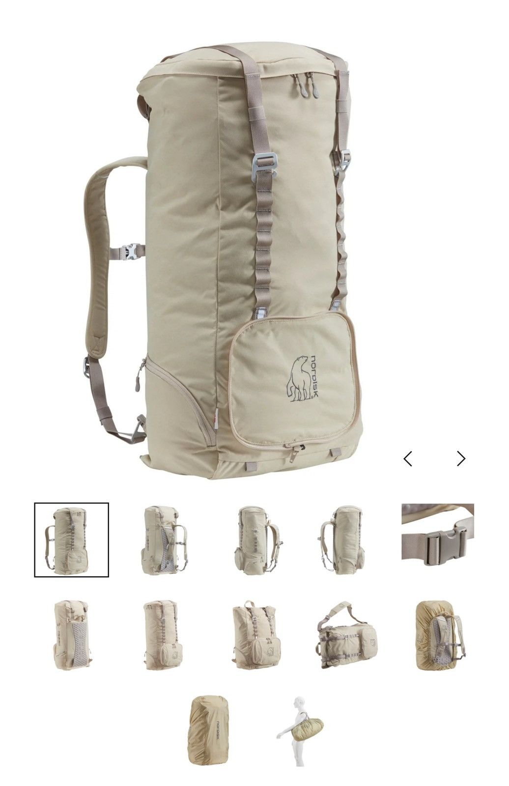 Other Nordisk YGGDRASIL 20~37L hiking camper bagpack Size ONE SIZE - 14 Thumbnail