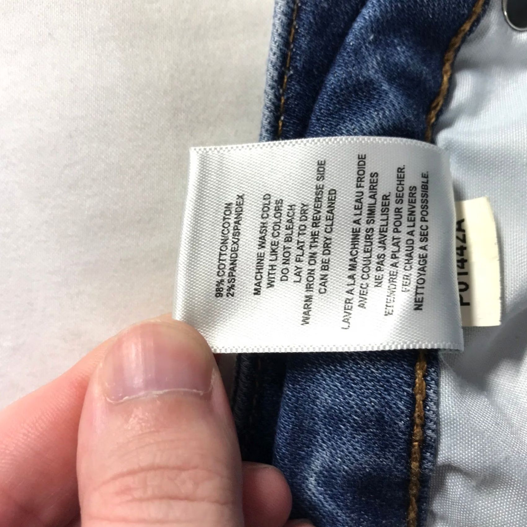 Vintage VIGOSS Jeans Flare High Rise Button Fly 27 Womens Medium Wash Blue 5-Pocket Denim Overall Shape Boots Heel Womens Size 27" / US 4 / IT 40 - 7 Thumbnail