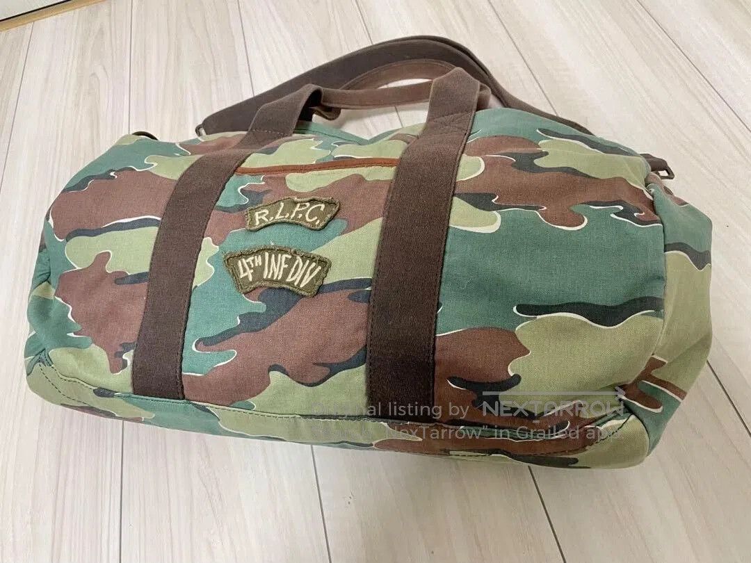 RRL Ralph Lauren Ralph Lauren Camouflage Boston Bag. Size ONE SIZE - 5 Thumbnail