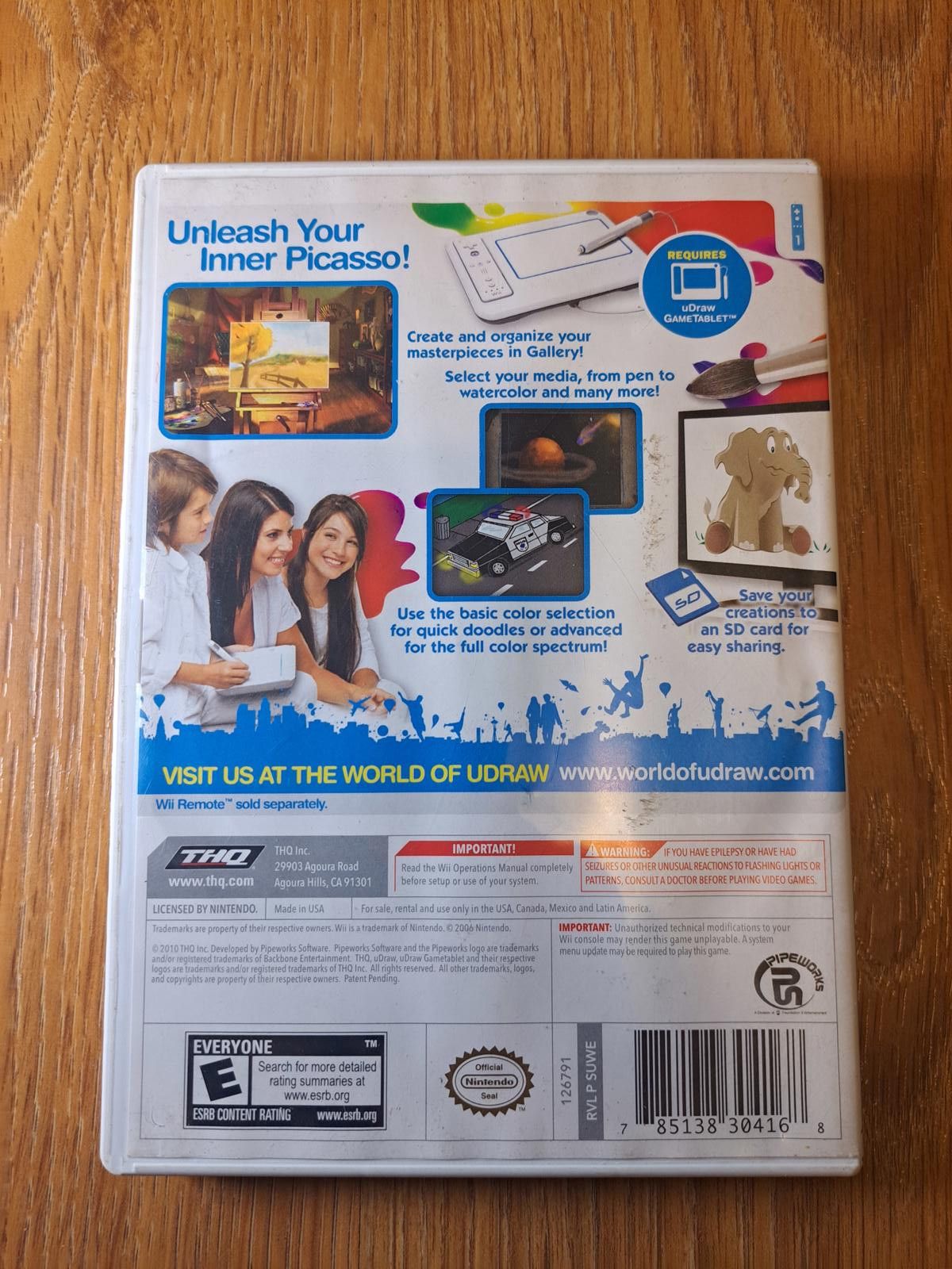 Other uDraw Studio Nintendo Wii COMPLETE Great Condition Size ONE SIZE - 2 Thumbnail