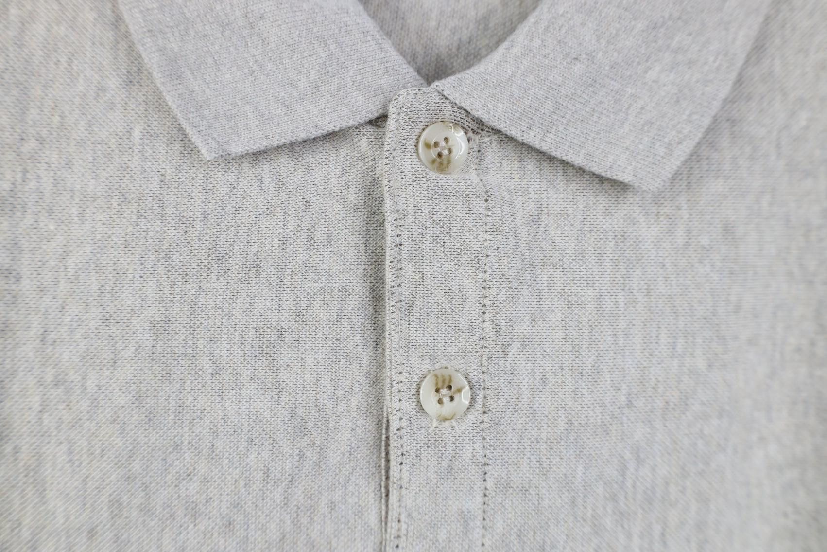 Vintage Vintage 90s Streetwear Diamond Knit Long Sleeve Polo Shirt Size US L / EU 52-54 / 3 - 5 Thumbnail