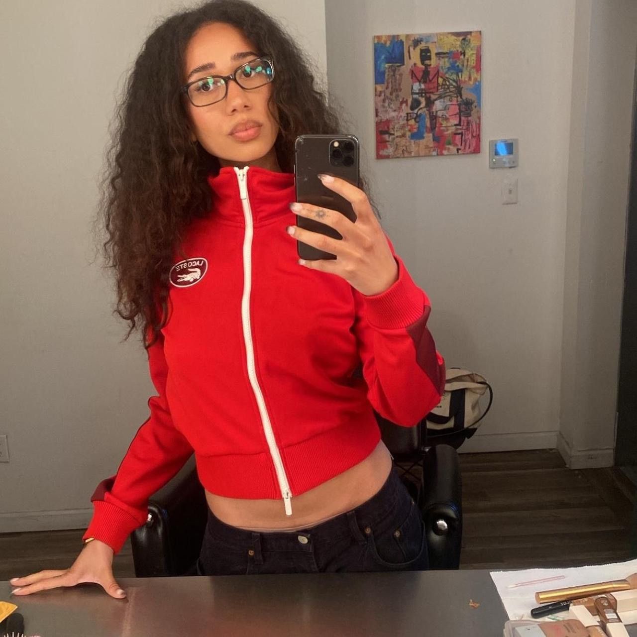 Lacoste Rare Lacoste Track Jacket Size S / US 4 / IT 40 - 4 Thumbnail