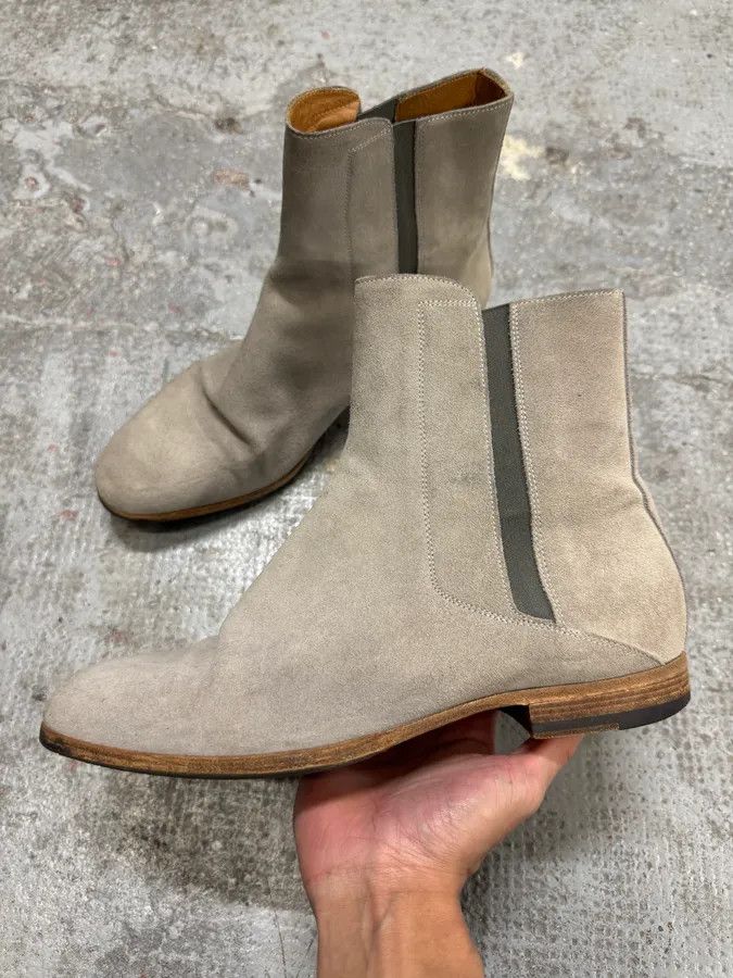 Maison Margiela AW2016 Maison Margiela Grey Suede Boots Size US 9 / EU 42 - 2 Thumbnail