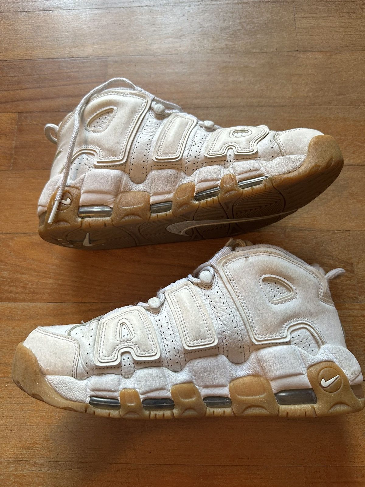 Nike 2016 Air More Uptempo 'White Gum' Size US 7.5 / EU 40-41 - 2 Thumbnail