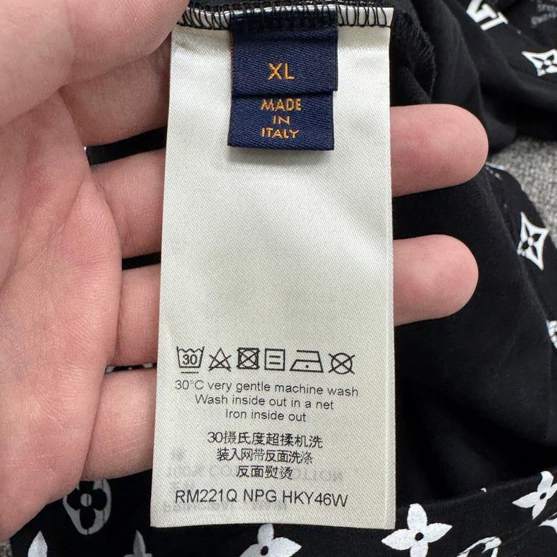 Louis Vuitton Louis Vuitton Black and White Gradient TShirt-2506 Size US XL / EU 56 / 4 - 3 Thumbnail