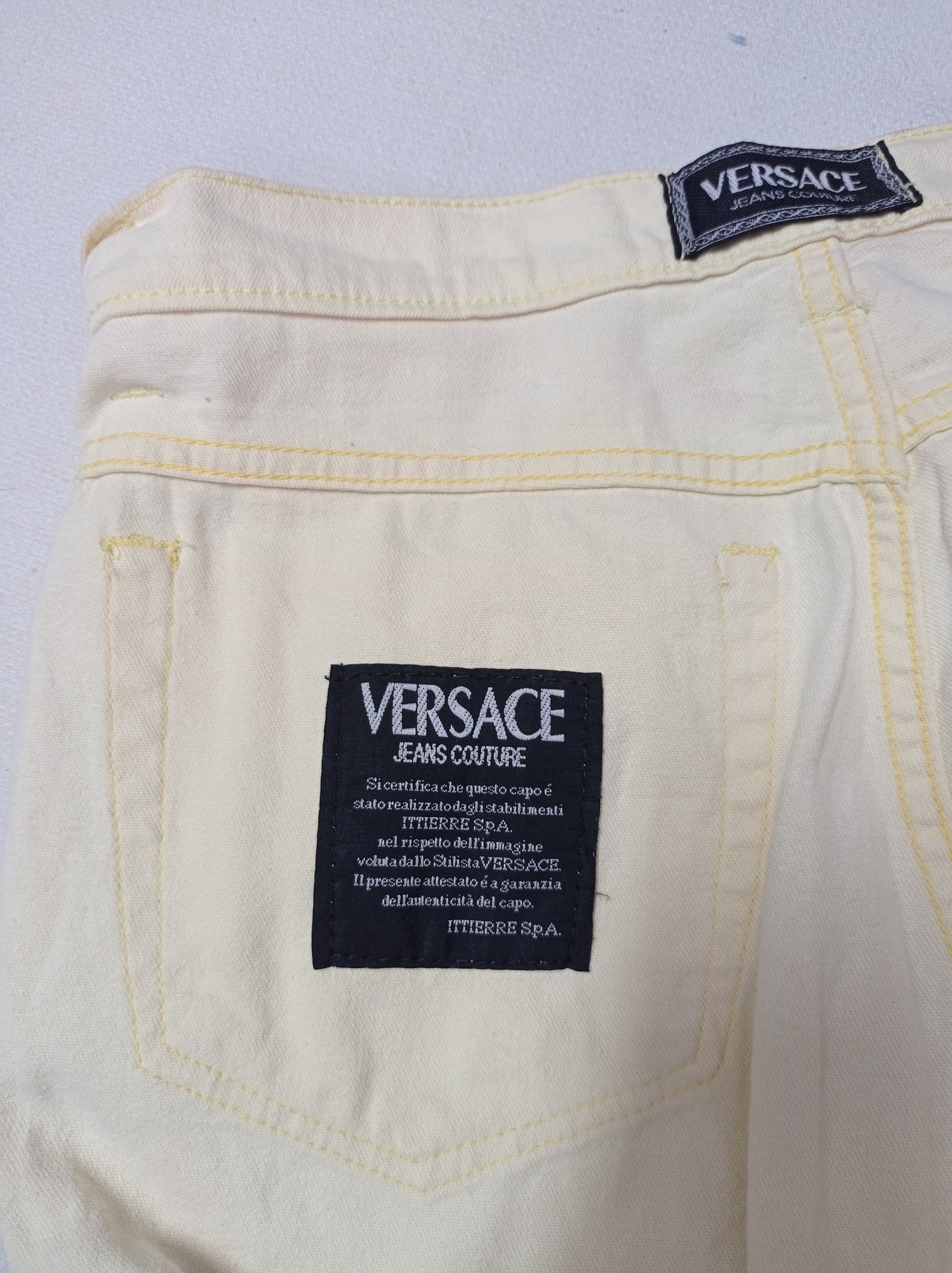 Versace Jeans Couture × Vintage Distress and Dirty Versace Jeans Couture Vintage Pants Size US 30 / EU 46 - 8 Thumbnail