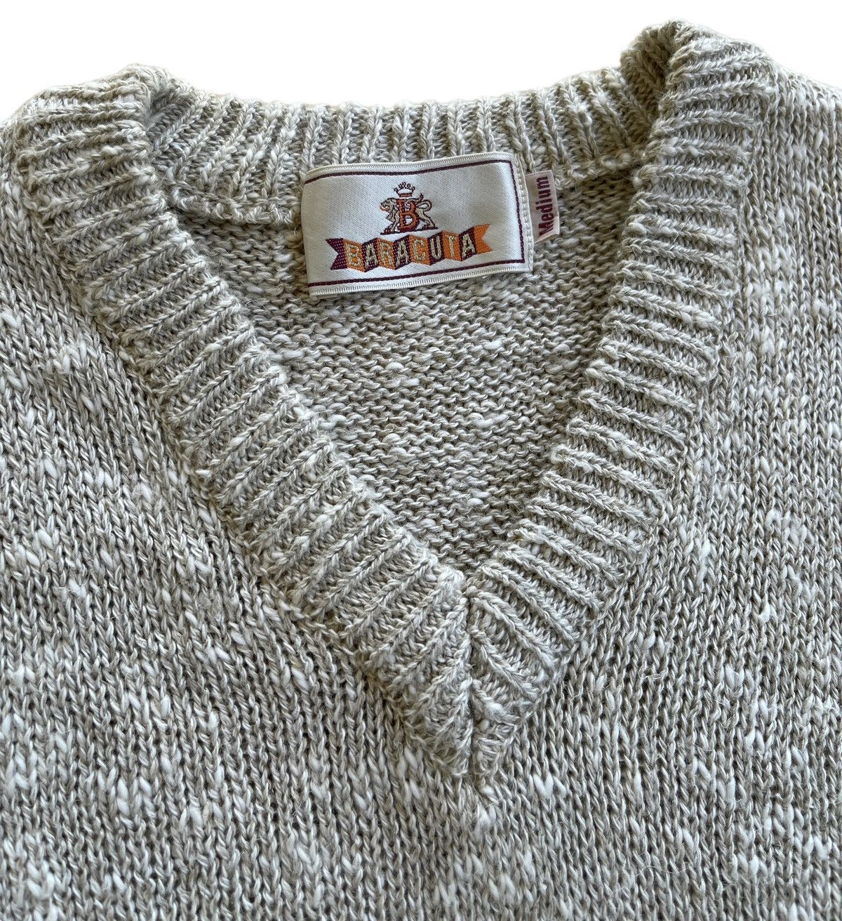 Baracuta Vintage Baracuta V-Neck Knit Sleeveless Jumper Size US M / EU 48-50 / 2 - 3 Thumbnail