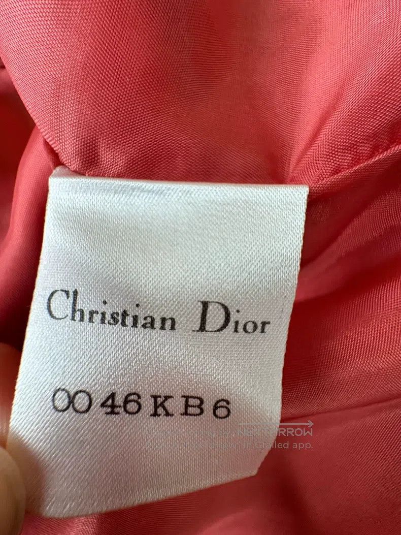 Dior Dior Watermelon red plaid woollen suit jacket Size M / US 6-8 / IT 42-44 - 6 Thumbnail