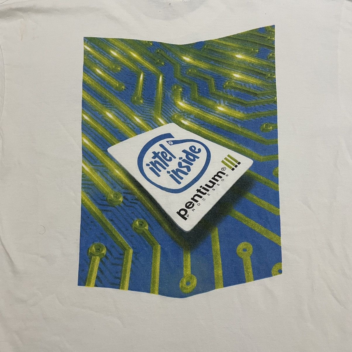 Microsoft × Vintage Vintage Microsoft Intel Intern Program T Shirt Size US L / EU 52-54 / 3 - 4 Thumbnail
