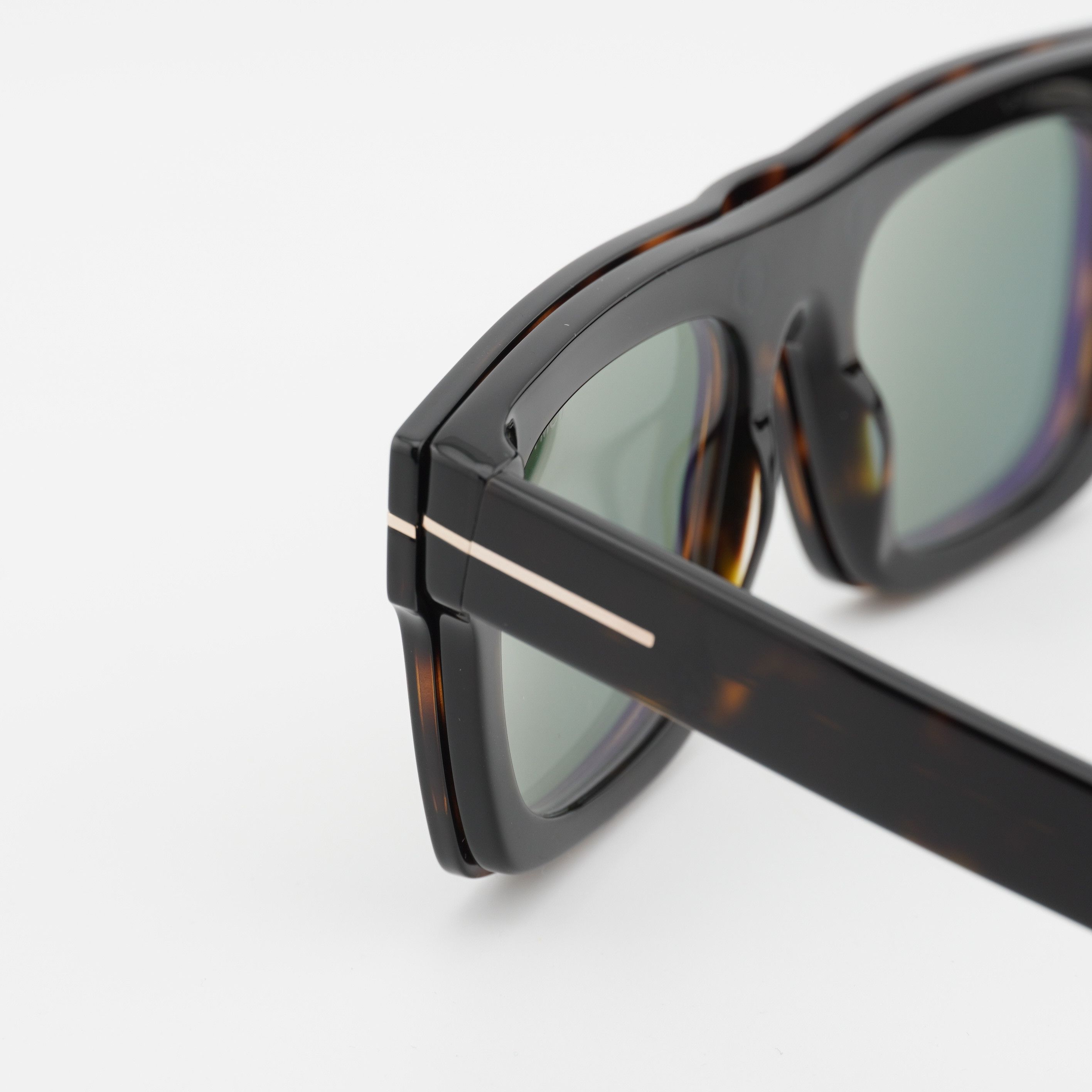 Tom Ford Tom Ford FT6068-B 052 Eyeglasses Havana 53mm Square Frame Size ONE SIZE - 4 Thumbnail