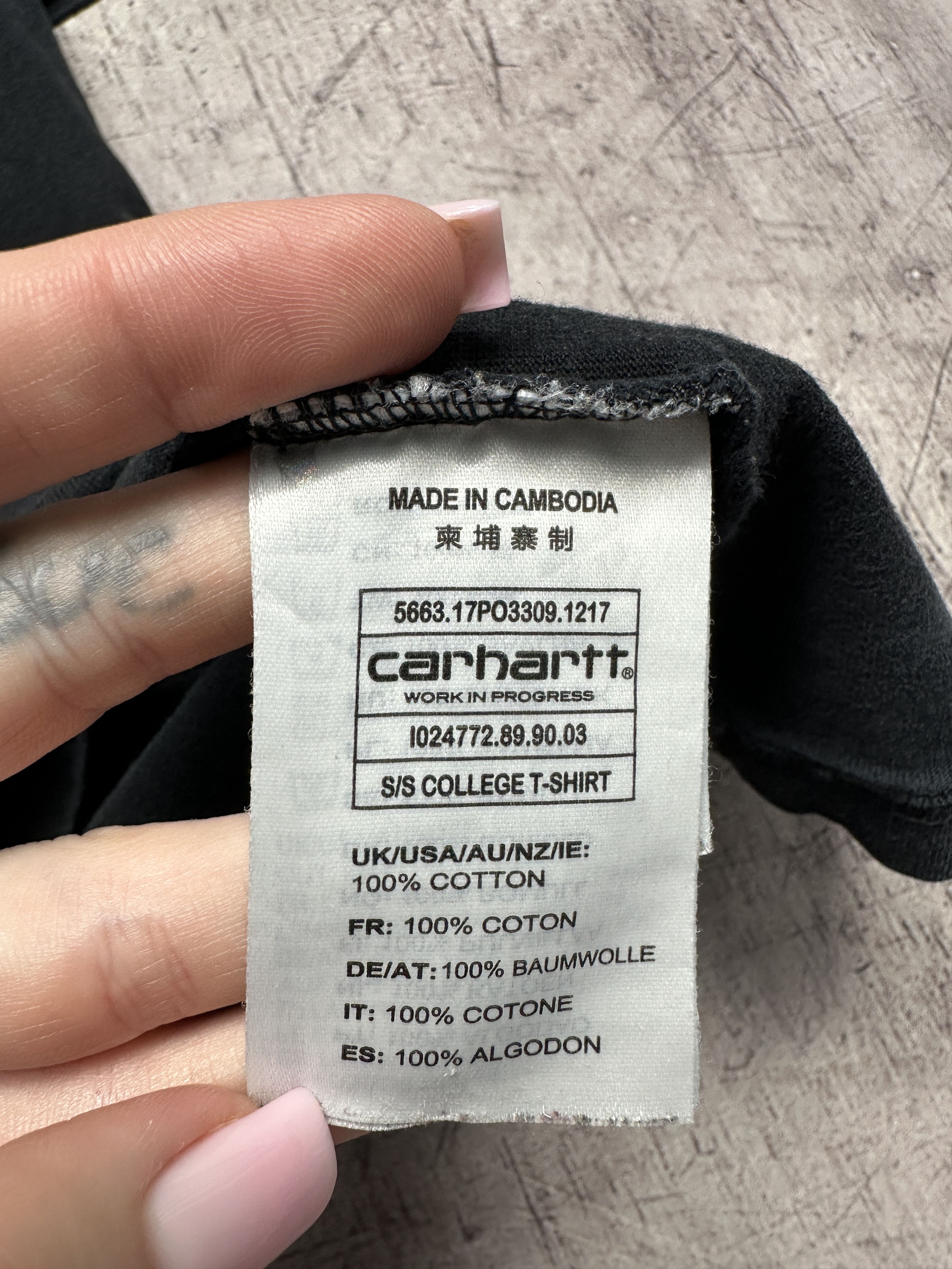Carhartt Wip Carhartt WIP Vintage Mens Big Logo T-Shirt Size US XL / EU 56 / 4 - 5 Thumbnail