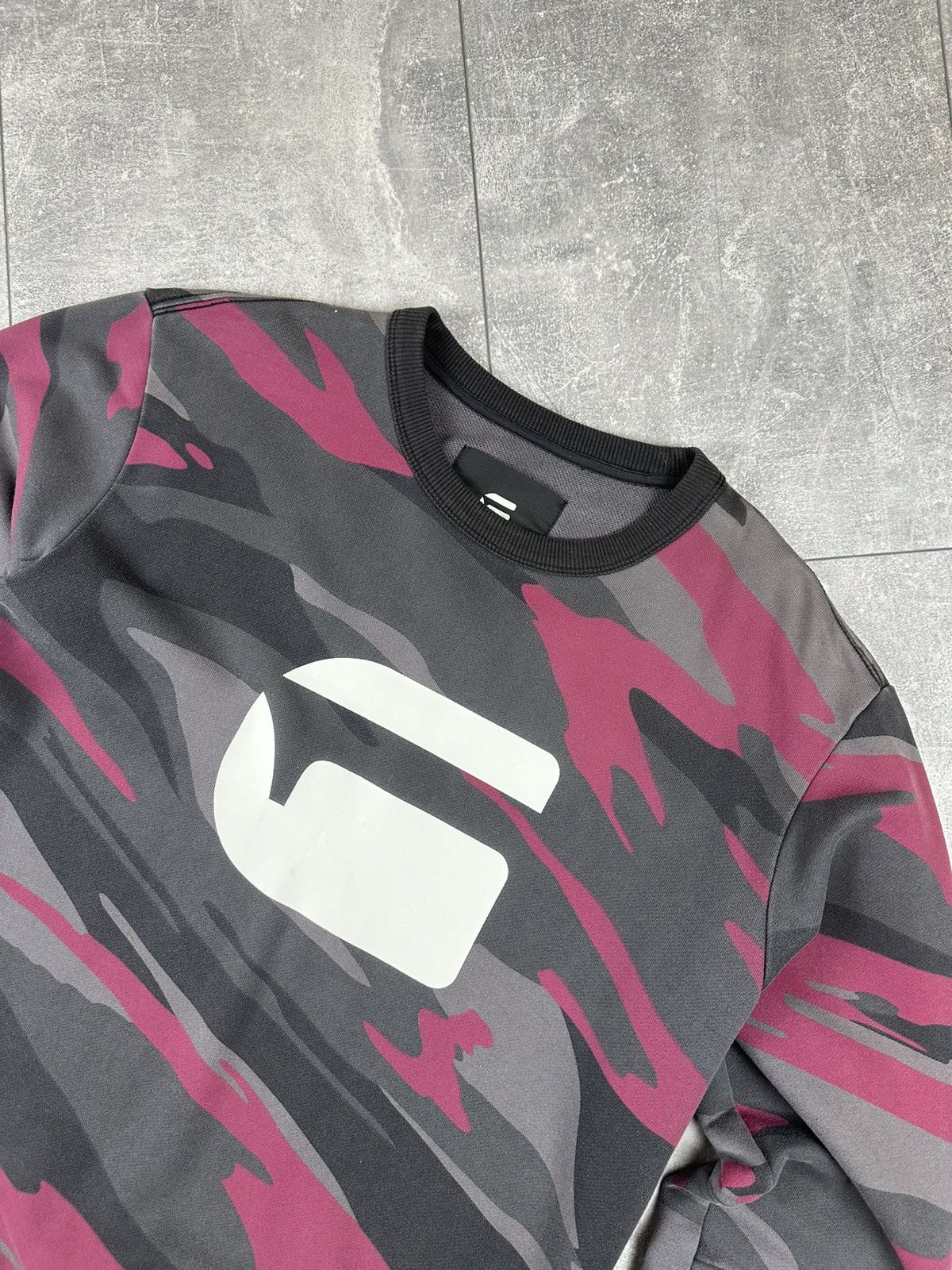 G-Star G Star Raw Camo Vintage Mens Overprint Logo Sweatshirt Size US S / EU 44-46 / 1 - 4 Thumbnail